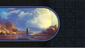 Pixel Puzzles Illustrations & Anime - Jigsaw Pack: Distant Worlds