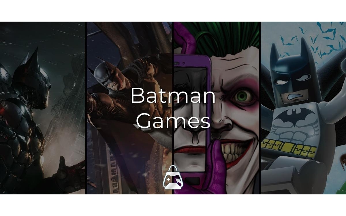 Batman games in the background and Batman Games title in the front